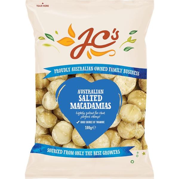 Australian Salted Macadamias - 100g
