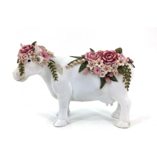 Resin Cow Statue - 25cm