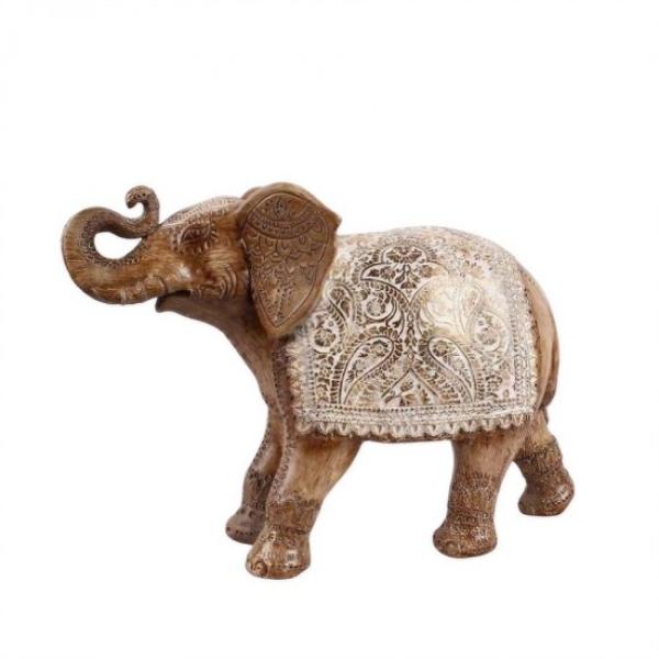 Resin Elephant Statue - 31cm