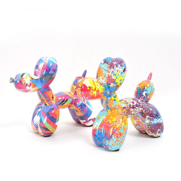 Resin Full Decal Balloon Dog - 21cm