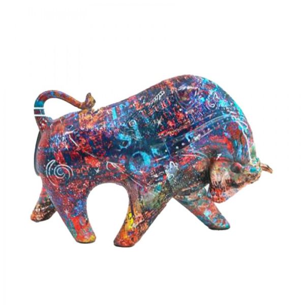 Decorative Bull Statue - 21.5cm