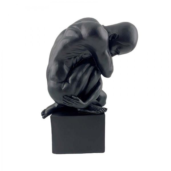 Resin Human Character Statue - 31.5cm