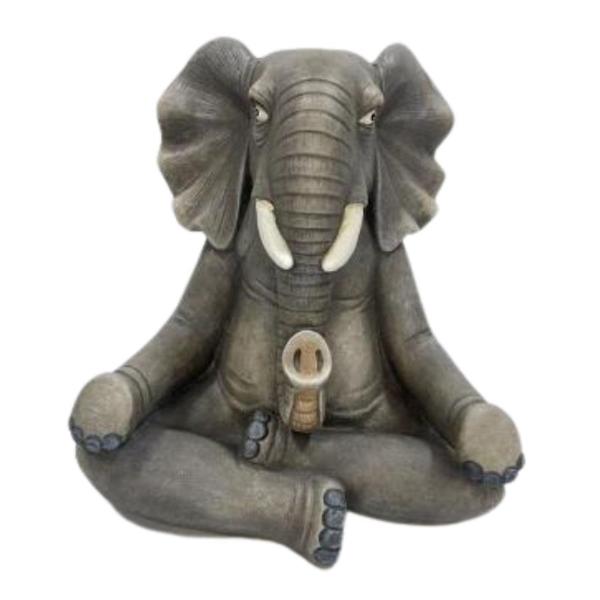 Yoga Elephant Garden Decor