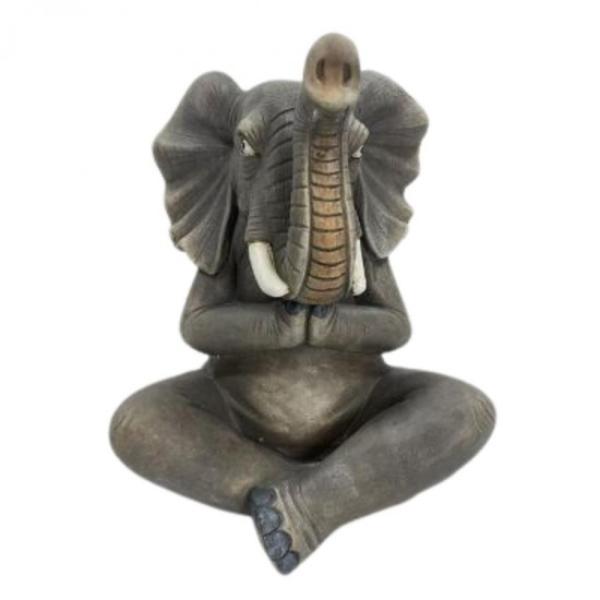 Yoga Elephant Statue