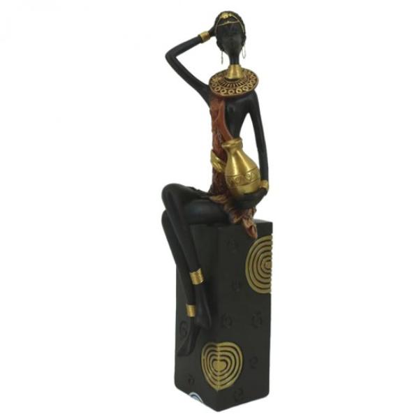 African Desktop Statue - 33.5cm