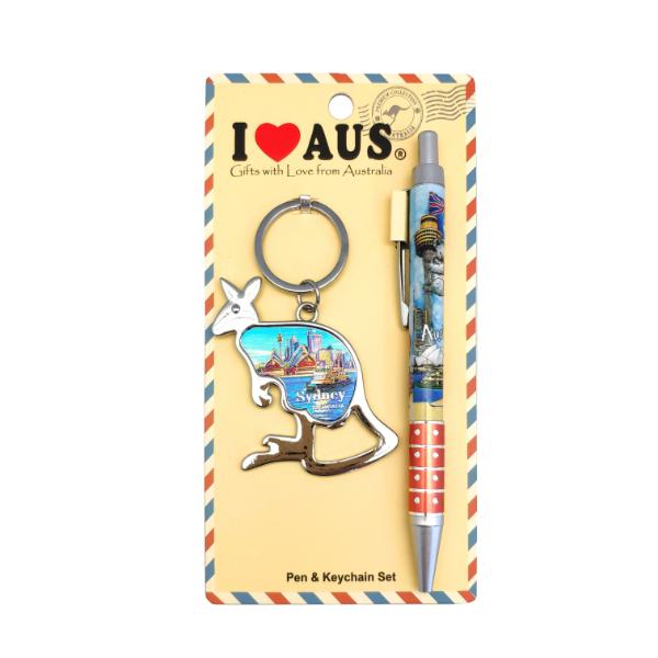 2 Pack Kangaroo Shape Bottle Opener With Pen Set