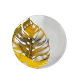 Load image into Gallery viewer, White With Gold Leaf Plate - 36cm