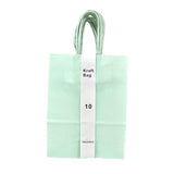 Load image into Gallery viewer, 10 Pack Mint Green Kraft Bag - 16cm x 22cm x 8cm