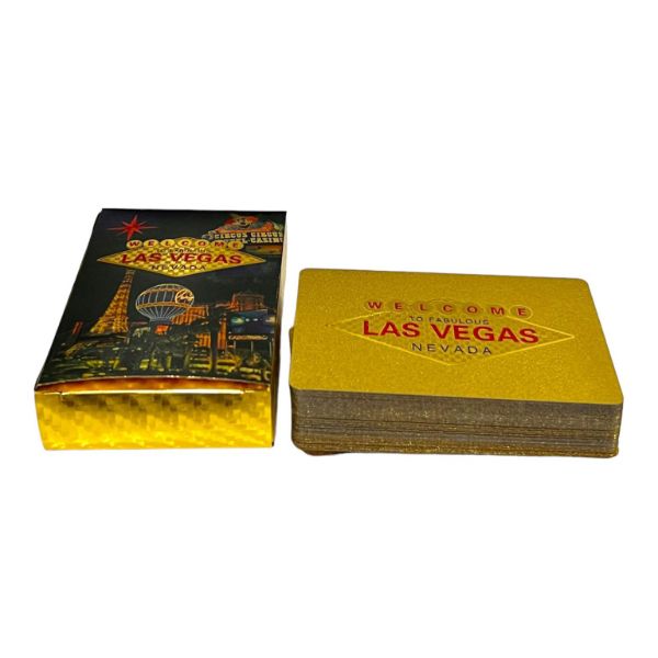 Gold Vegas Playing Cards