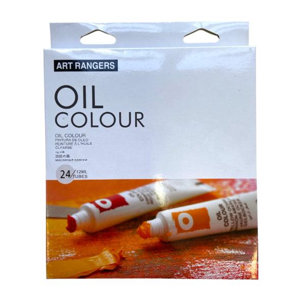 24 Pack Oil Colour Set - 12ml