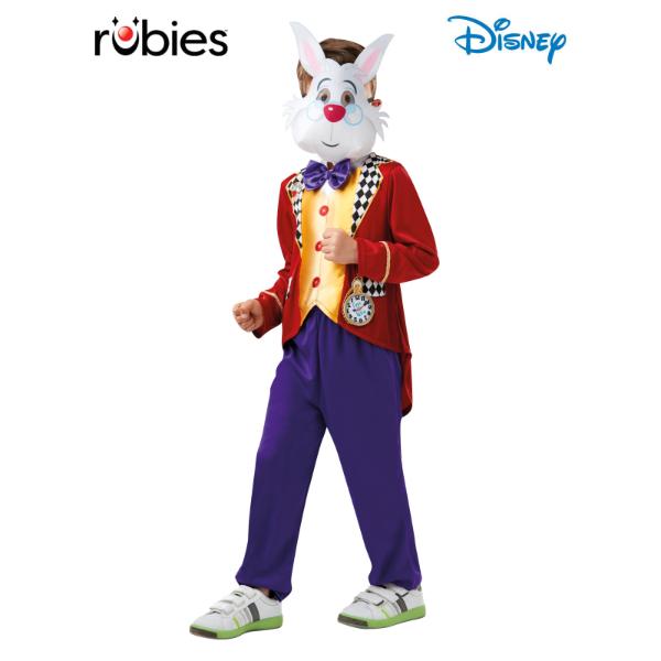 White Rabbit Alice In Wonderland Kids Costume - Size 5 - 6 Years
