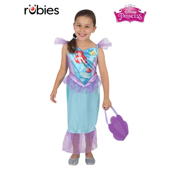 Ariel Costume And Bag Set - Size 3 - 4