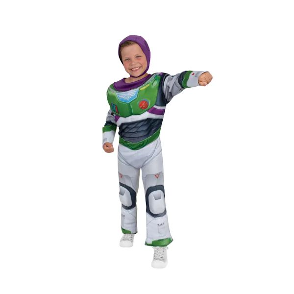 Deluxe Buzz Lightyear Kids Costume - 6 - 8 Years