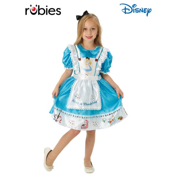 Deluxe lice In Wonderland Girls Costume - 4 - 6 Years