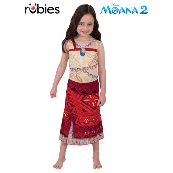 Classic Moana 2 Girls Costume - 3 - 5 Years
