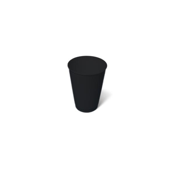 10 Pack Black Reusable Tumbler - 380ml