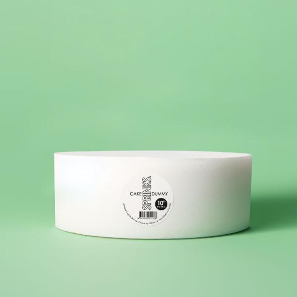 Round High Cake Dummy - 25.4cm x 10.16cm