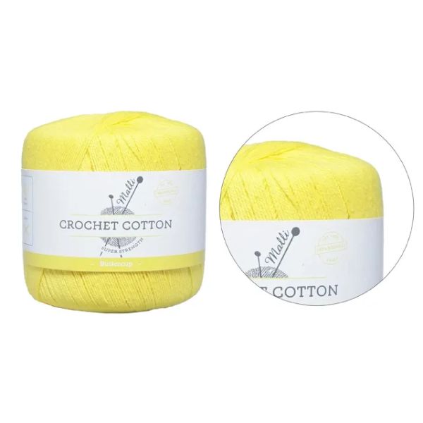 Buttercup Super Strength Crochet Cotton Yarn - 50g