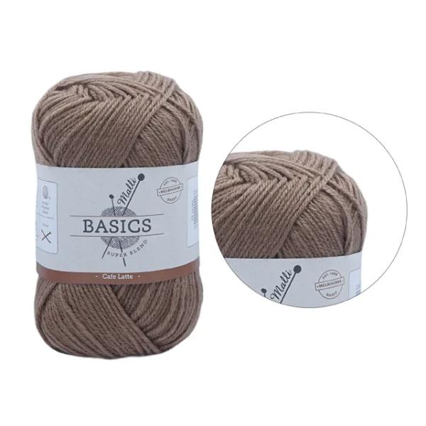 Super Blend Basic Cafe Latte Yarn - 100g
