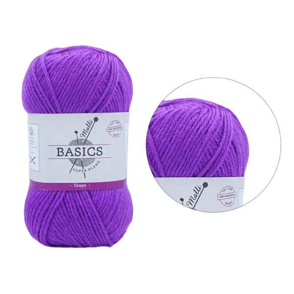 Super Blend Basic Grape Yarn - 100g