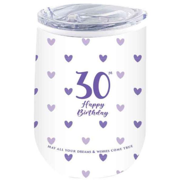 30th Sweet Heart Double Wall Thermos - 360ml