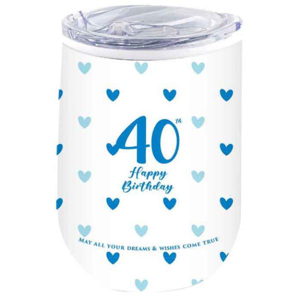 40th Sweet Heart Double Wall Thermos - 360ml