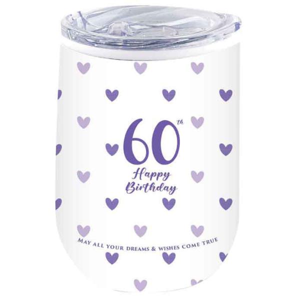 60th Sweet Heart Double Wall Thermos - 360ml