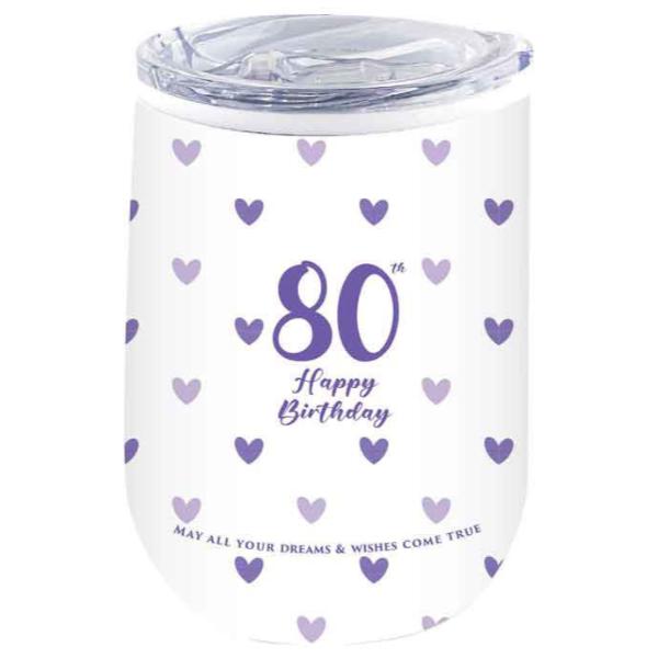 80th Sweet Heart Double Wall Thermos - 360ml