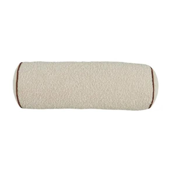 Ivory Cate Boucle Cushion - 18cm x 50cm