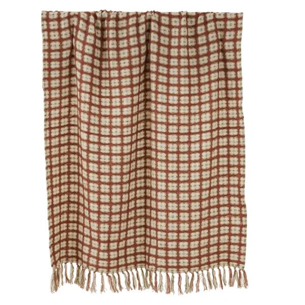 Multi Elouise Wool Blend Throw - 125cm x 150cm