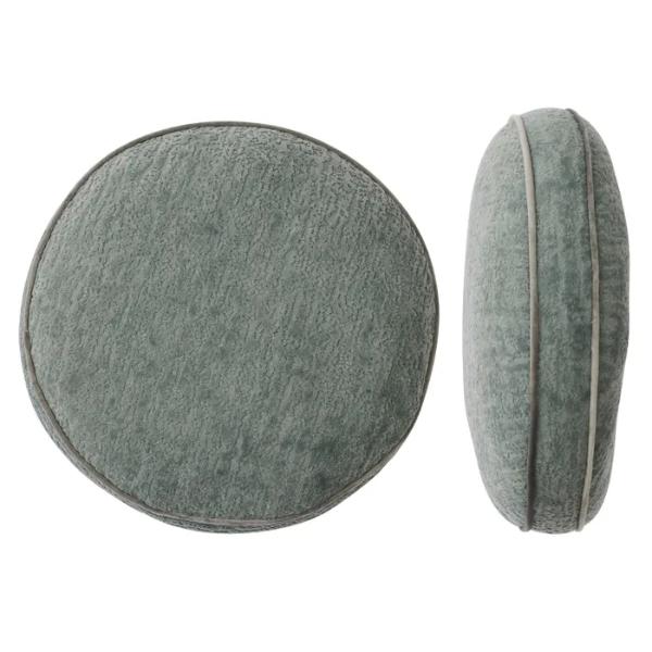 Terra Velvet Round Teal Cushion - 40cm