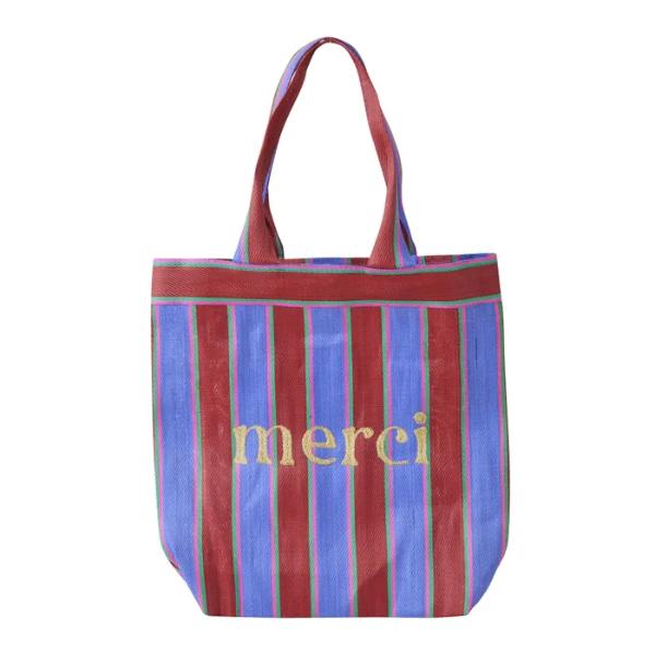 Merci Multi Recycled Tote - 38cm x 10cm x 40cm
