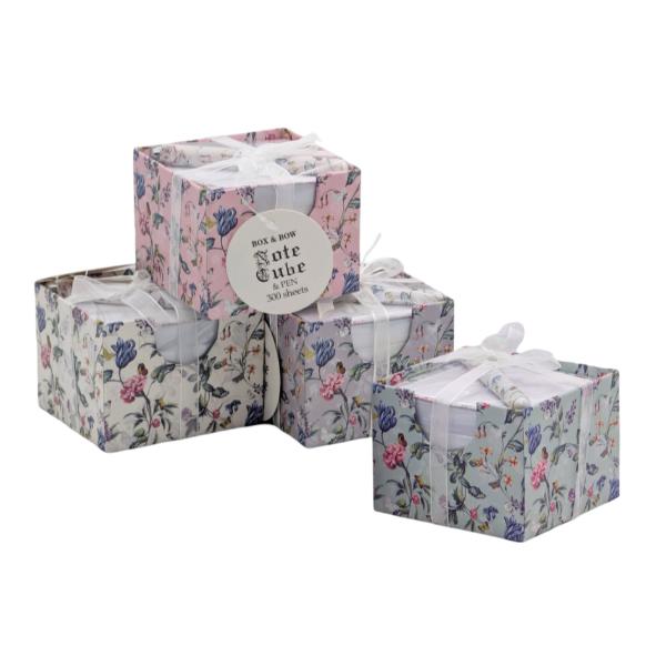 Jardin Floral Note Block With Pen