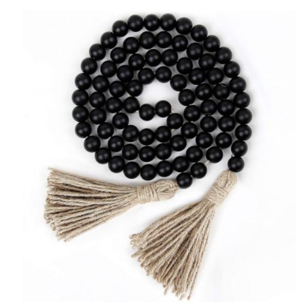 Black Beads - 150cm