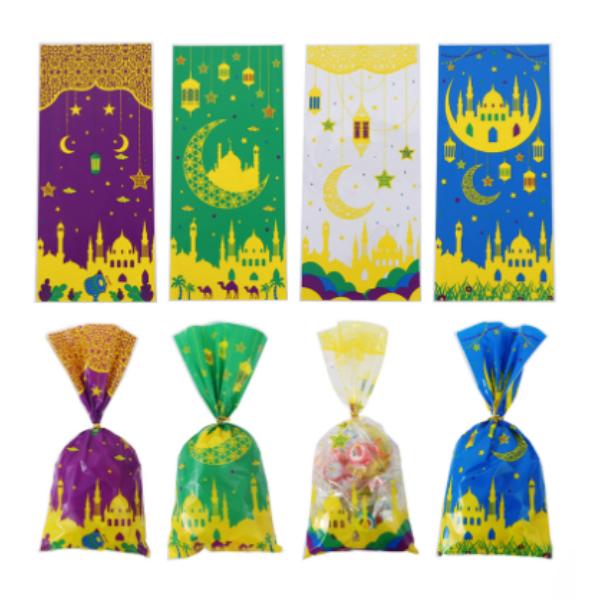 50 Pack Mixed Ramadan & Eid Loot Bags - 27cm
