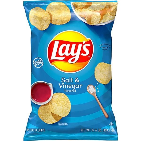 Lays Salt & Vinegar Chips - 184g