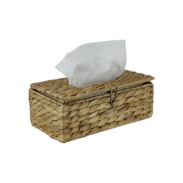 Water Hyacinth Tissue Box - 25cm x 14cm