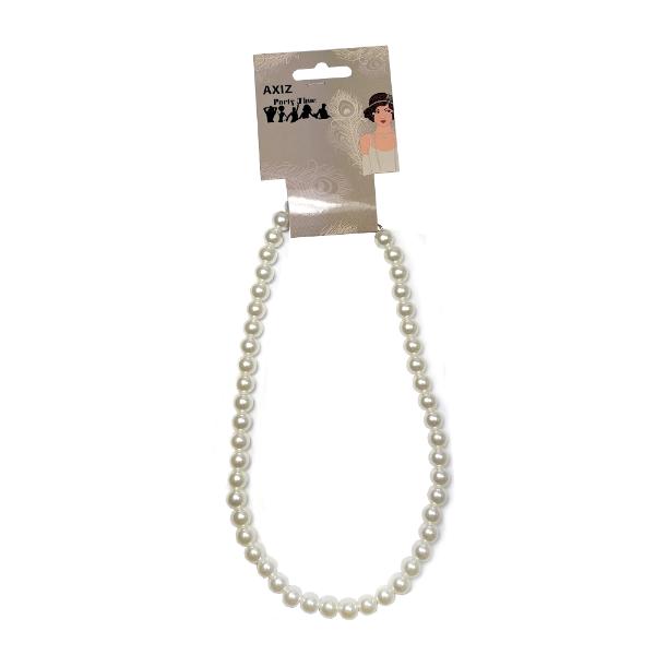 String Of Pearls On Hangtag Necklace