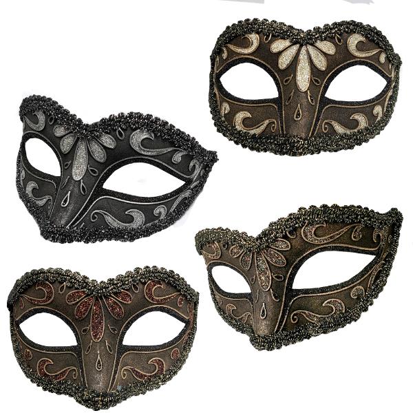 Glitter Mask With Braid