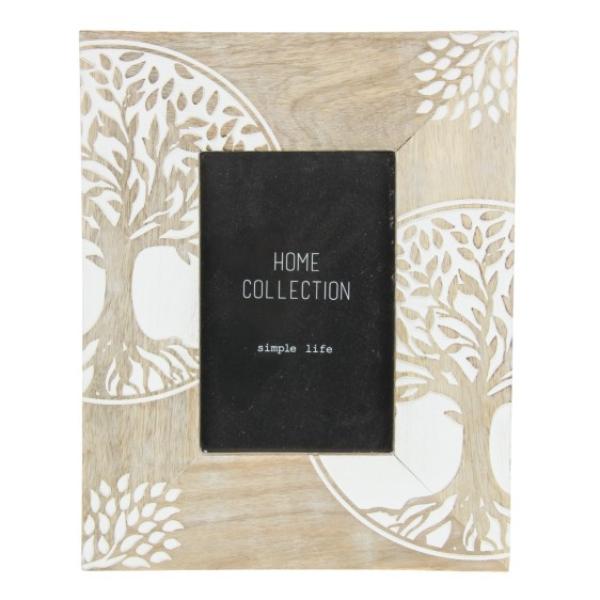 Tree Of Life Mango Wood Photo Frame - 20cm x 25cm