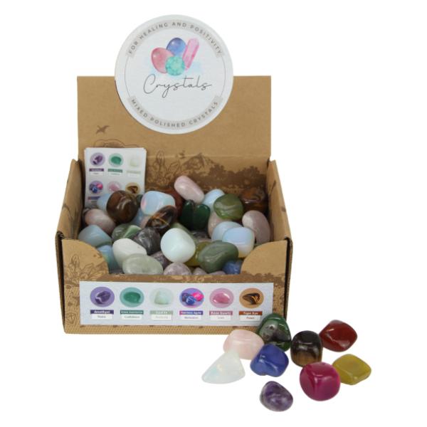 Assorted Tumbled Gemstones - 2-3cm