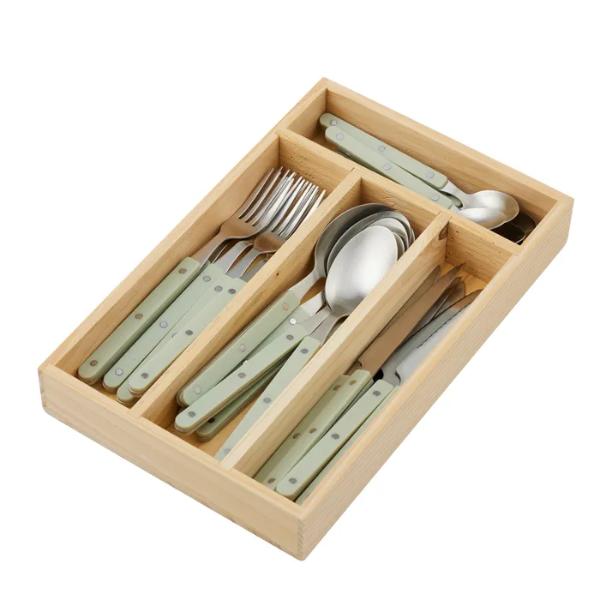 24 Pack Remy Sea Foam Cutlery - 20cm x 31cm x 4.5cm