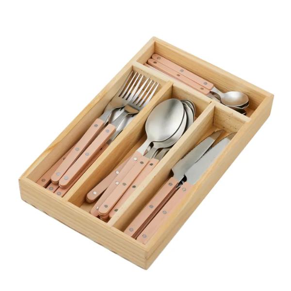 24 Pack Remy Nude Cutlery - 20cm x 31cm x 4.5cm