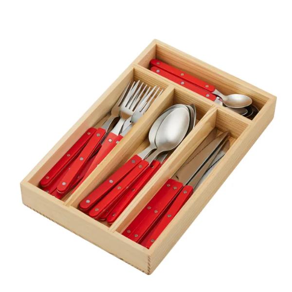 24 Pack Remy Tomato Cutlery - 20cm x 31cm x 4.5cm