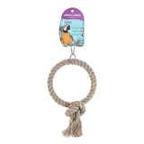 Load image into Gallery viewer, Small Parrot Jute Ring Toy - 16cm

