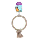 Load image into Gallery viewer, Medium Parrot Jute Ring Toy - 20cm
