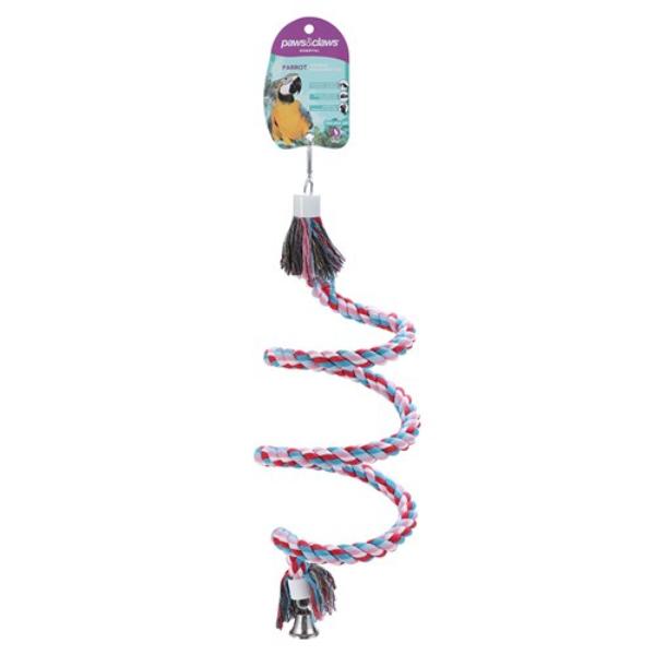 Extra Large Spiral Parrot Rope Toy - 55cm x 26cm