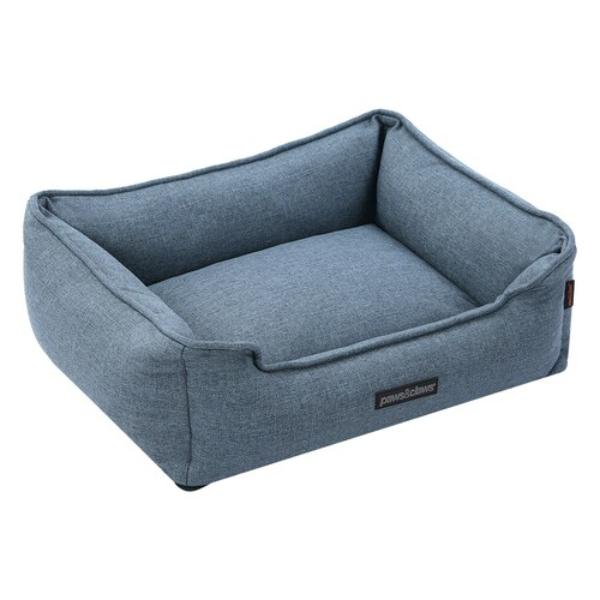 Paws & Claws Medium Denim Pia Walled Pet Bed - 60cm x 50cm