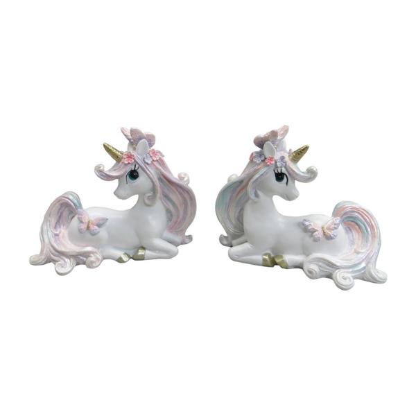 10cm Sitting Butterfly Unicorn 2 Asstd
