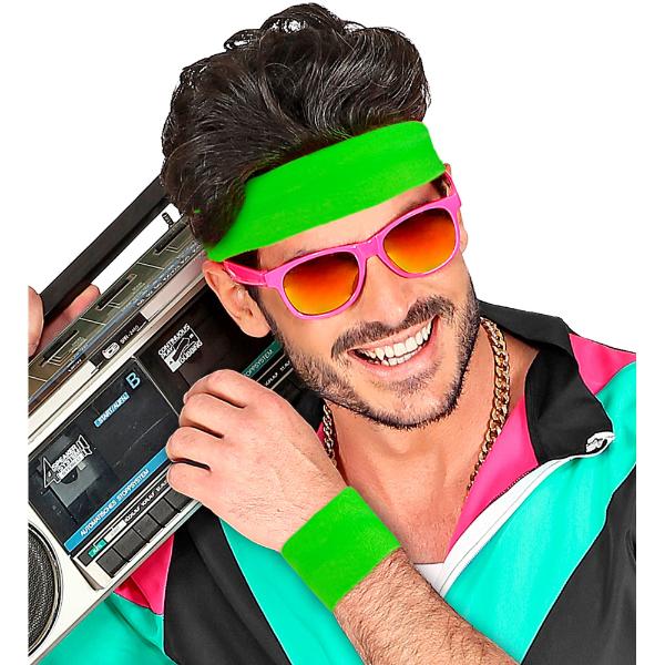 Neon Pink Green Wristbands